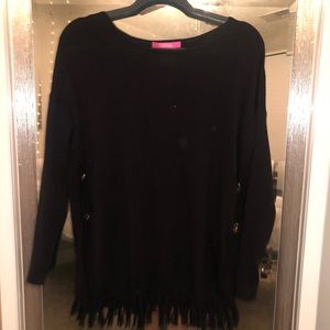 Lilly Pulitzer Black Romona Sweater